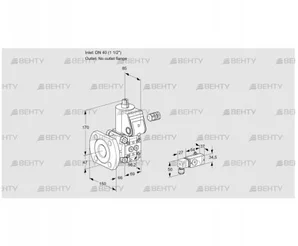 VAS240/-F/NW (88033387) Газовый клапан Kromschroder