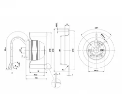 Центробежный вентилятор ebmpapst R2E108AA0105