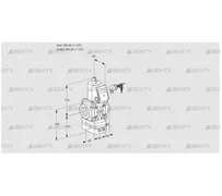 VAD240R/NW-50A (88010603) Газовый клапан с регулятором давления Kromschroder