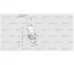 VAG1T-/25N/NKGLAN (88029847) Газовый клапан с регулятором соотношения Kromschroder