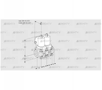 VCS1T15N/15N05NNQSL/PPPP/MMMM (88105895) Сдвоенный газовый клапан Kromschroder