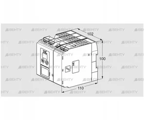 FCU500QC1F0H0K1-E (88621944) Автомат безопасности агрегатов Kromschroder