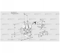 VCG1E25R/15R05NGEWR/3-PP/MMZY (88100694) Клапан с регулятором соотношения Kromschroder