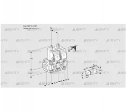 VCS1E15R/15R05NNWR/PPPP/2-PP (88104376) Сдвоенный газовый клапан Kromschroder