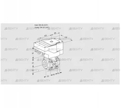 IFC1T20/20N05-15PPPP/20-15Q3TR10-I (88301676) Регулирующий клапан с сервоприводом Kromschroder