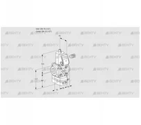 VAD115R/NK-100B (88001075) Газовый клапан с регулятором давления Kromschroder