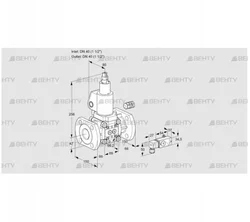 VAS240F/LWSL (88031296) Газовый клапан Kromschroder