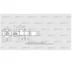 BIC 80LB-0/35-(59)F (84032119) Газовая горелка Kromschroder