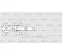 BIC 80RB-400/435-(6)E (84032051) Газовая горелка Kromschroder