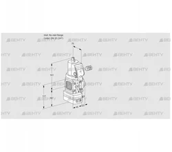 VAD1-/20R/NYGR-25A (88027476) Газовый клапан с регулятором давления Kromschroder