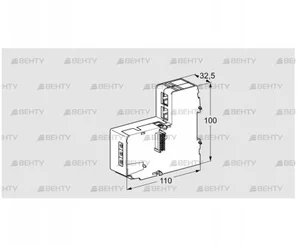 BCM 500S0B4/3-3 (74960688) Шина Kromschroder