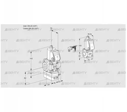 VAG1E20R/20R05GEWR/PP/ZS (88104123) Газовый клапан с регулятором соотношения Kromschroder