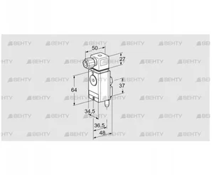 DG 150/150VC4-6WG (84448939) Датчик-реле давления газа Kromschroder