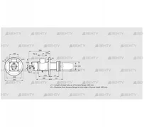 BIC 100RB-350/385-(109)E (84199343) Газовая горелка Kromschroder