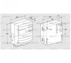 BCU465W3P2C0D0010K1E1-/LM400WF3O0E1- (88680233) Блок управления горением Kromschroder