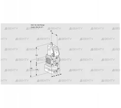 VAD3-/50R/NW-100A (88004486) Газовый клапан с регулятором давления Kromschroder