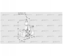 VAS240F/LK (88004873) Газовый клапан Kromschroder