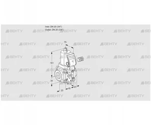 VAN120R/NQSR (88012163) Сбросной газовый клапан Kromschroder