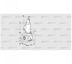VAS6T65A05LWSLB/PP/PP (88206796) Газовый клапан Kromschroder