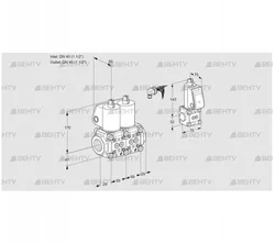 VCS2E40R/40R05NNWL/PPBS/PPMM (88105554) Сдвоенный газовый клапан Kromschroder