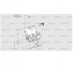 VCG1E25R/25R05FNGEVWL/PPPP/PPPP (88107469) Клапан с регулятором соотношения Kromschroder