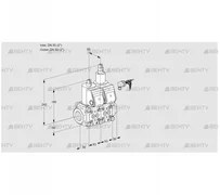 VCS3E50R/50R05NLWR/PPPP/PPPP (88103203) Сдвоенный газовый клапан Kromschroder