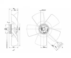 Осевой вентилятор ebmpapst A4E315AC0819