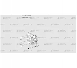 VFC340/40R05-25MMMM (88303020) Регулирующий клапан Kromschroder