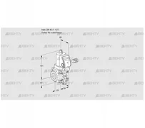 VAS240/-R/NWGR (88028642) Газовый клапан Kromschroder