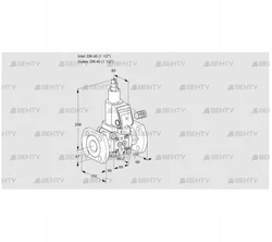 VAS240F/LWGR (88010286) Газовый клапан Kromschroder