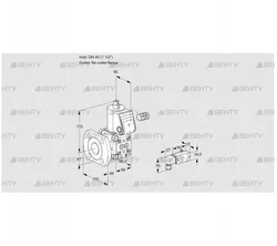 VAS240/-F/NW (88010741) Газовый клапан Kromschroder