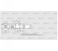 BIC 80RM-350/385-(12A)E (84099523) Газовая горелка Kromschroder