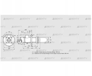 BIC 80RM-350/385-(12A)E (84099523) Газовая горелка Kromschroder