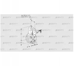 VAS232R/NWSR (88011021) Газовый клапан Kromschroder