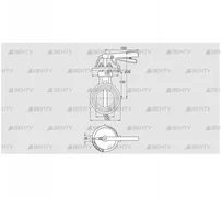 DKR 125Z03H650D (72701500) Дроссельная заслонка Kromschroder