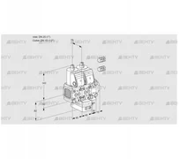 VCH1E25R/15R05FNHEVWR3/PPPP/PPPP (88101898) Клапан с регулятором расхода Kromschroder