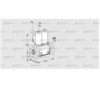 VCS9125F05NNASL3B/PPPP/PPPP (88207462) Сдвоенный газовый клапан Kromschroder