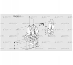 VCG1E25R/25R05NGEWGR/PPPP/PPZS (88105915) Клапан с регулятором соотношения Kromschroder