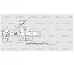 BIC 140LB-400/435-(60)E (84035350) Газовая горелка Kromschroder