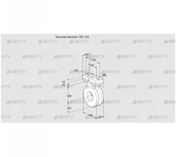 BVA125Z05V (88301488) Дроссельная заслонка Kromschroder