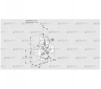 VAD240F/NKSR-100A (88029145) Газовый клапан с регулятором давления Kromschroder