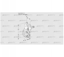 VAS225/-R/NWSR (88010575) Газовый клапан Kromschroder