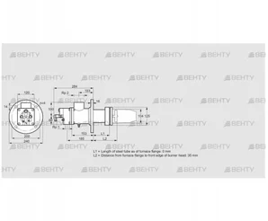 BIC 100RB-0/35-(109)E (84033219) Газовая горелка Kromschroder