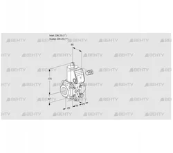 VAS225R/NW (88000022) Газовый клапан Kromschroder