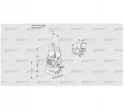 VAG1-/25R/NWAE (88011550) Газовый клапан с регулятором соотношения Kromschroder