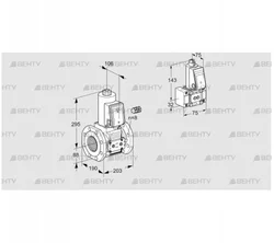 VAS780F05NW3E/PP/B- (88206859) Газовый клапан Kromschroder