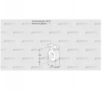 BVA50/32Z05 (88300114) Дроссельная заслонка Kromschroder