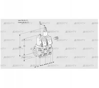 VCS1E25R/25R05NLKGR/PPPP/PPPP (88105290) Сдвоенный газовый клапан Kromschroder