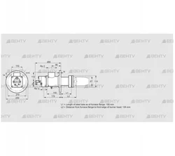 BIC 80HB-100/135-(16)F (84032020) Газовая горелка Kromschroder