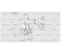 VCS2E50R/50R05NLWR3/PPPP/PPZS (88107400) Сдвоенный газовый клапан Kromschroder